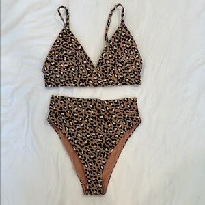 Aerie Leopard Print Bikini Set